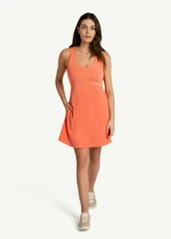 LOLE Momentum Sculpt Dress - Lychee -Outlet LOLE Store LSW4477 K758 3 1900x