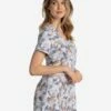 LOLE Olivie V-Neck Dress - Rio Floral Ash -Outlet LOLE Store LSW4478 G928 1 1900x