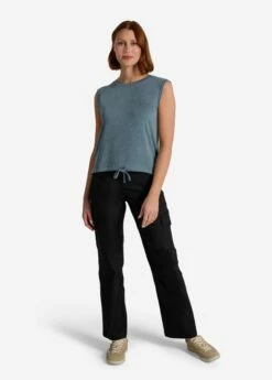 LOLE Elisia Short Sleeve Shirt - Ash Heather -Outlet LOLE Store LSW4498 G922 4 1900x