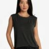 LOLE Elisia Short Sleeve Shirt - Black Heather