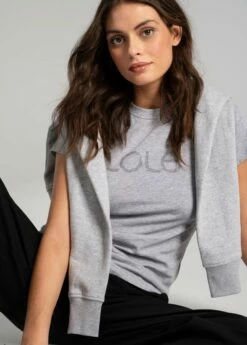 LOLE Lolë Icon Short Sleeve Shirt - Light Grey Heather -Outlet LOLE Store LSW4501 G178 6 1900x