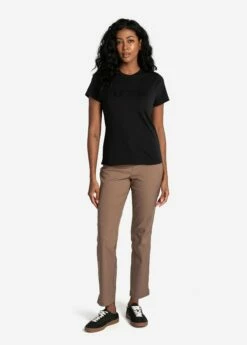 LOLE Lolë Icon Short Sleeve Shirt - Black -Outlet LOLE Store LSW4501 N415 4 1900x