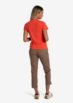 LOLE Lolë Icon Short Sleeve Shirt - Cayenne -Outlet LOLE Store LSW4501 R397 3 1900x