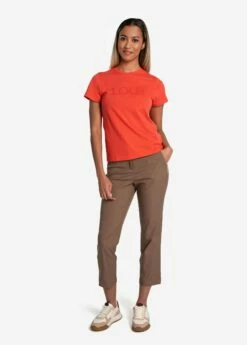 LOLE Lolë Icon Short Sleeve Shirt - Cayenne -Outlet LOLE Store LSW4501 R397 4 1900x