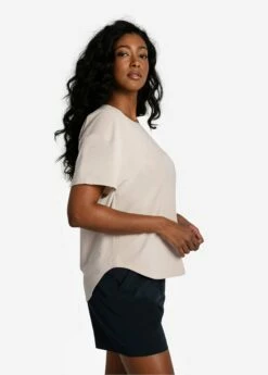 LOLE Olivie Short Sleeve Shirt - Abalone -Outlet LOLE Store LSW4502 G370 3 1900x