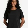 LOLE Olivie Short Sleeve Shirt - Black -Outlet LOLE Store LSW4502 N415 1 1900x