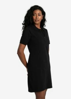 LOLE Effortless Polo Dress - Black -Outlet LOLE Store LSW4507 N415 3 1900x
