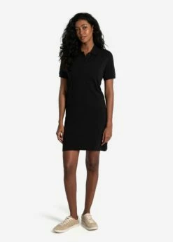 LOLE Effortless Polo Dress - Black -Outlet LOLE Store LSW4507 N415 5 1900x