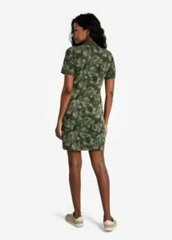 LOLE Effortless Polo Dress - Rio Floral Kombu -Outlet LOLE Store LSW4507 V807 4 1900x