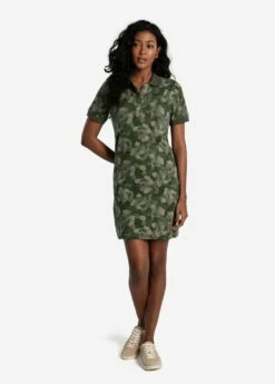 LOLE Effortless Polo Dress - Rio Floral Kombu -Outlet LOLE Store LSW4507 V807 5 1900x