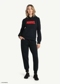 LOLE Easy Fleece Hoodie - Marvel Black Icone -Outlet LOLE Store LSW4510 N741 5 1900x