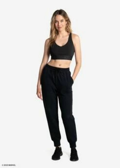 LOLE Easy Fleece Jogger - Marvel Black Icone -Outlet LOLE Store LSW4511 N741 5 1900x