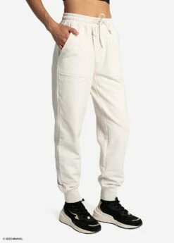 LOLE Easy Fleece Jogger - Marvel Cream Icone -Outlet LOLE Store LSW4511 W443 3 1900x