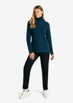 LOLE Camille Turtle Neck - Fjord Blue Heather