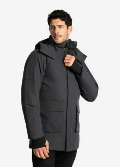LOLE Elias Long Down Parka - Slate -Outlet LOLE Store LUM0047 G889 3 1900x