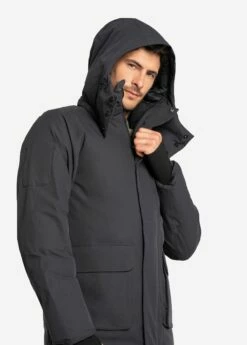 LOLE Elias Long Down Parka - Slate -Outlet LOLE Store LUM0047 G889 6 1900x