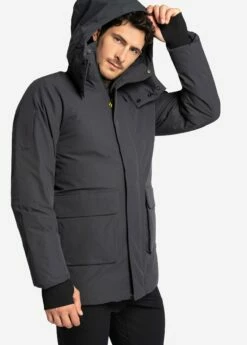 LOLE Elias Long Down Parka - Slate -Outlet LOLE Store LUM0047 G889 7 1900x