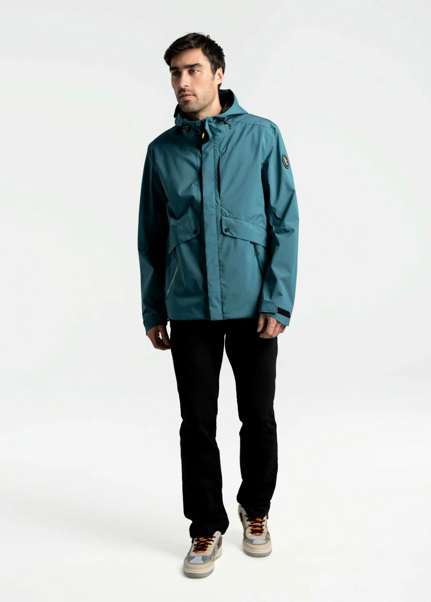 LOLE Steady Rain Jacket - Arctic Blue 4 LOLE Steady Rain Jacket - Arctic Blue - Image 2