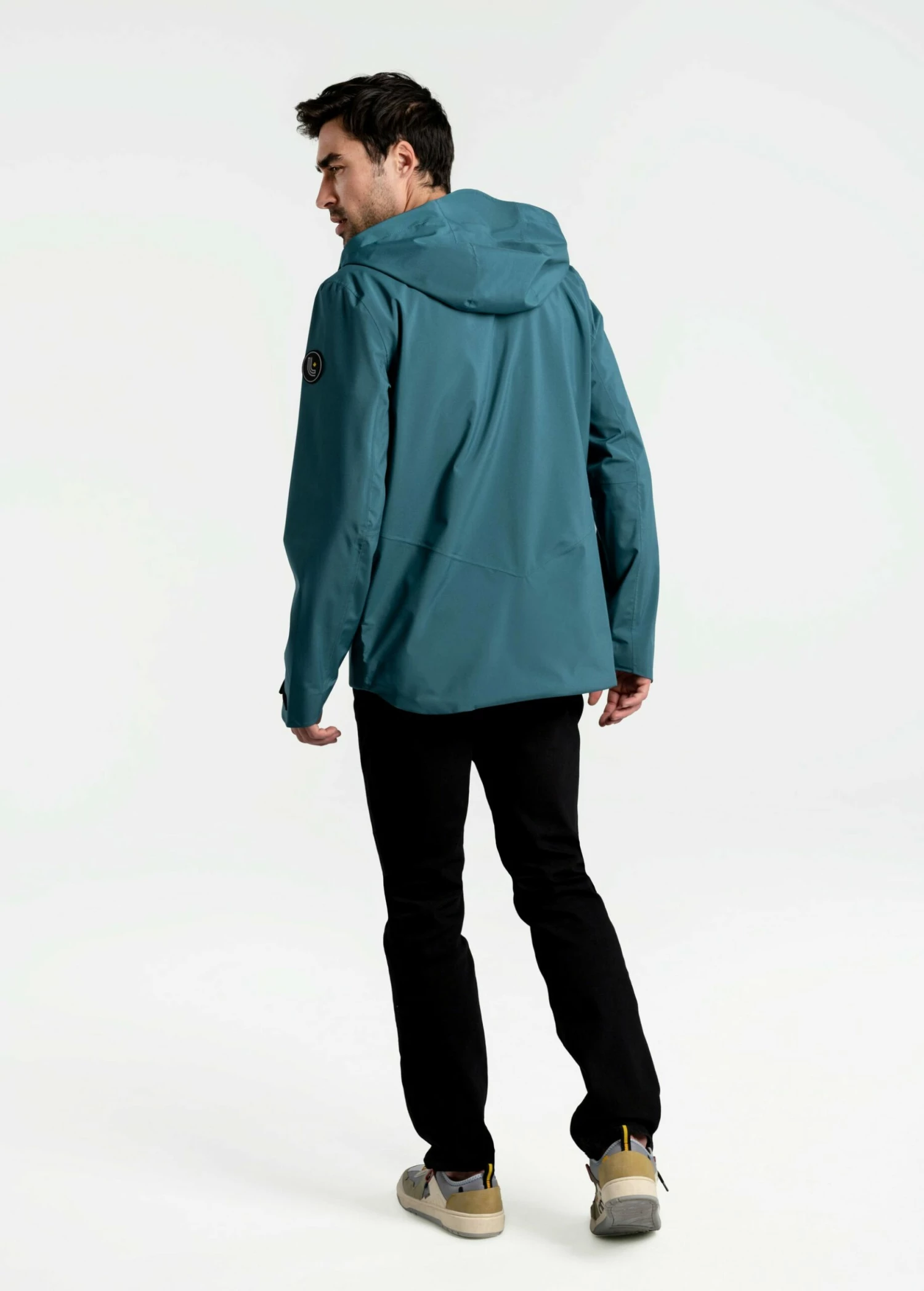 LOLE Steady Rain Jacket - Arctic Blue 5 LOLE Steady Rain Jacket - Arctic Blue - Image 3