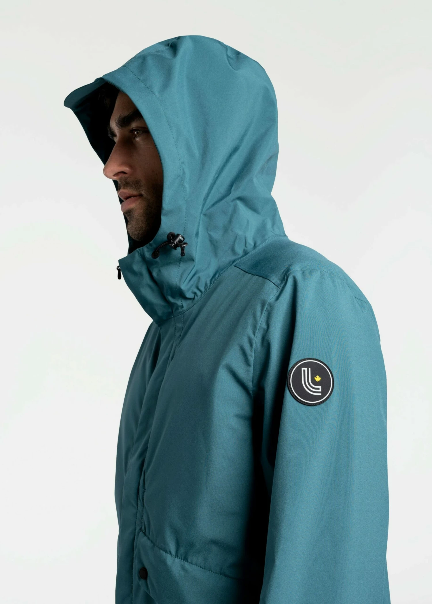 LOLE Steady Rain Jacket - Arctic Blue 9 LOLE Steady Rain Jacket - Arctic Blue - Image 7