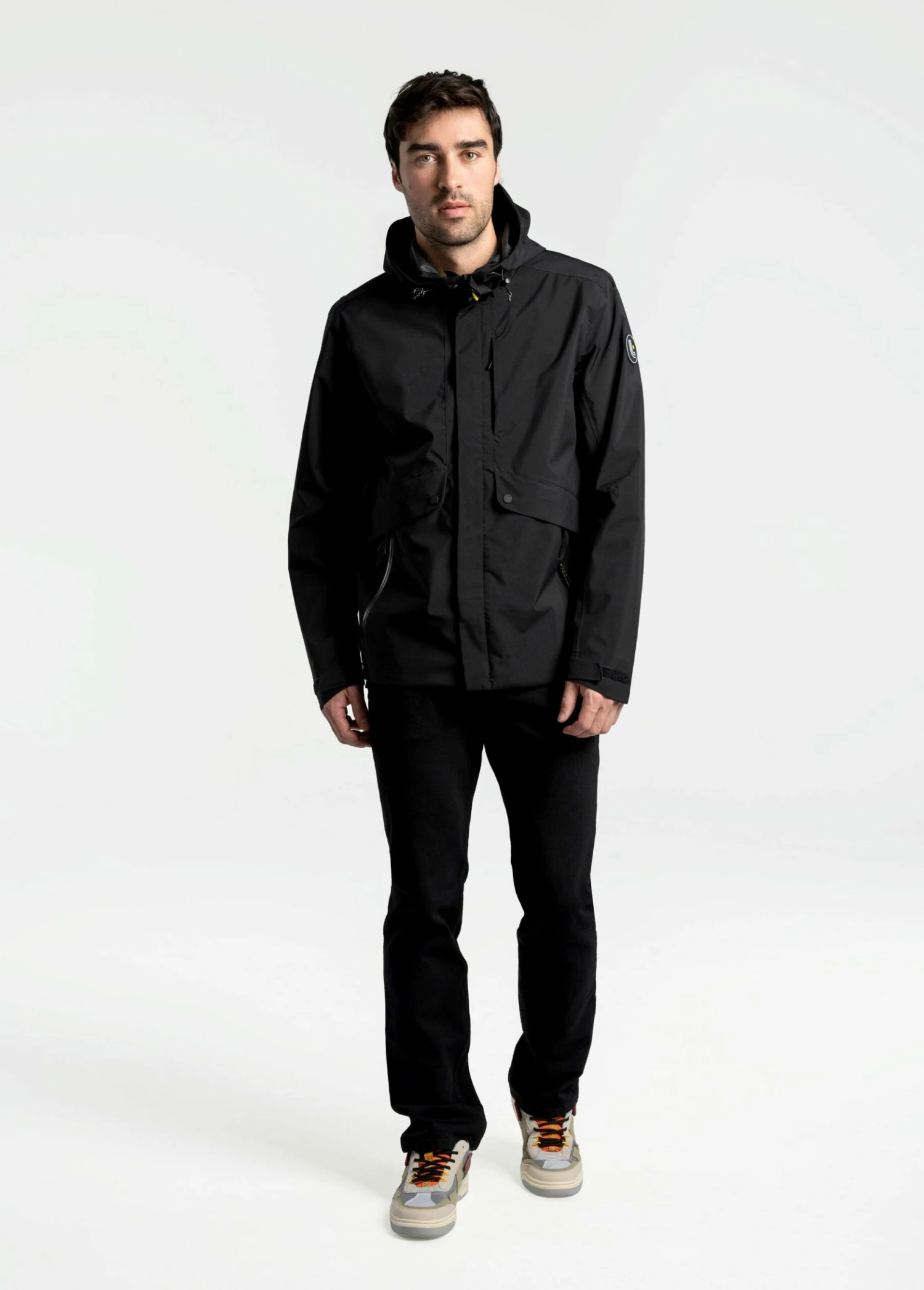 LOLE Steady Rain Jacket - Black 4 LOLE Steady Rain Jacket - Black - Image 2