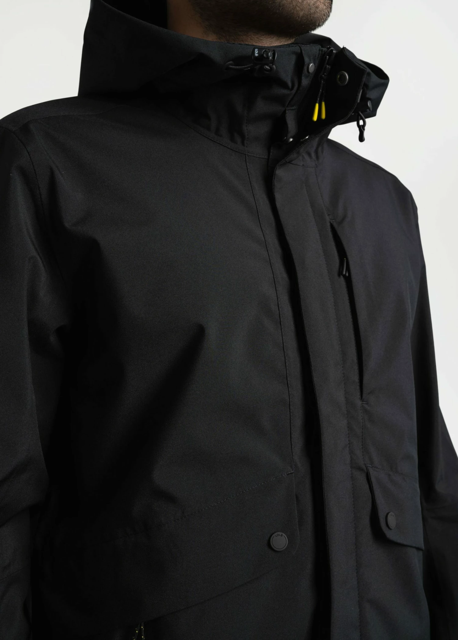 LOLE Steady Rain Jacket - Black 8 LOLE Steady Rain Jacket - Black - Image 6