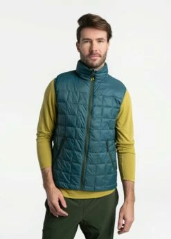 LOLE Kaslo Synth Down Vest - Arctic Blue