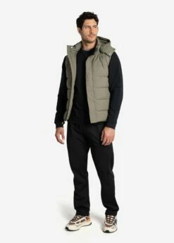 LOLE Odin Down Vest - Desert Green -Outlet LOLE Store LUM0079 V799 4 1900x