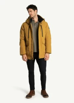 LOLE Urban Canvas Parka Jacket - Cumin 13 LOLE Urban Canvas Parka Jacket - Cumin -Outlet LOLE Store LUM0086 C211 5 1900x