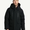LOLE Urban Canvas Parka Jacket - Black -Outlet LOLE Store LUM0086 N415 1 1900x