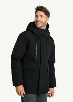 LOLE Urban Canvas Parka Jacket - Black -Outlet LOLE Store LUM0086 N415 3 1900x