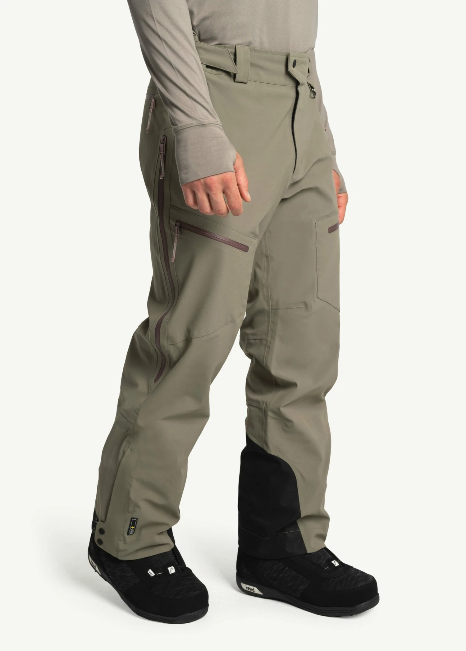 LOLE Powder Hwy Snow Pants - Desert Green 5 LOLE Powder Hwy Snow Pants - Desert Green - Image 3