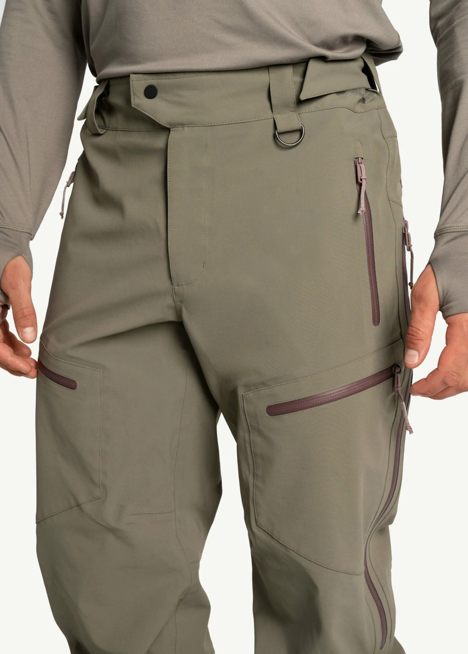 LOLE Powder Hwy Snow Pants - Desert Green 7 LOLE Powder Hwy Snow Pants - Desert Green - Image 5