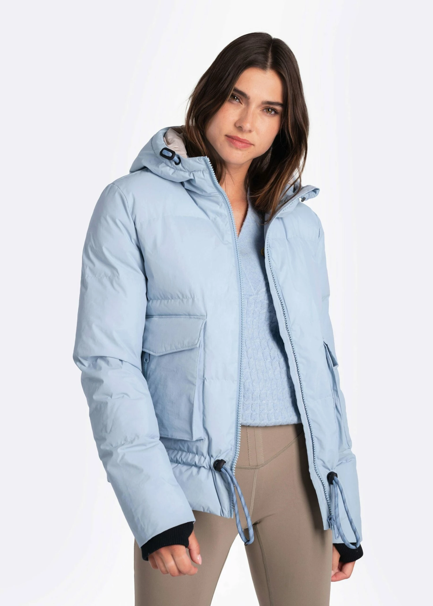 LOLE Kylee Synth Down Jacket - Fog Blue 3 LOLE Kylee Synth Down Jacket - Fog Blue