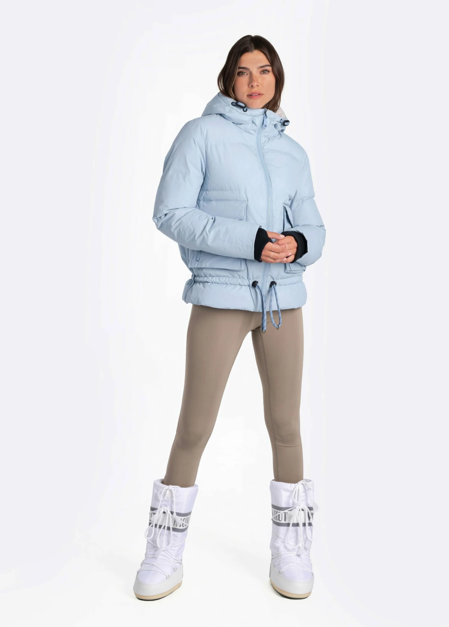 LOLE Kylee Synth Down Jacket - Fog Blue 4 LOLE Kylee Synth Down Jacket - Fog Blue - Image 2