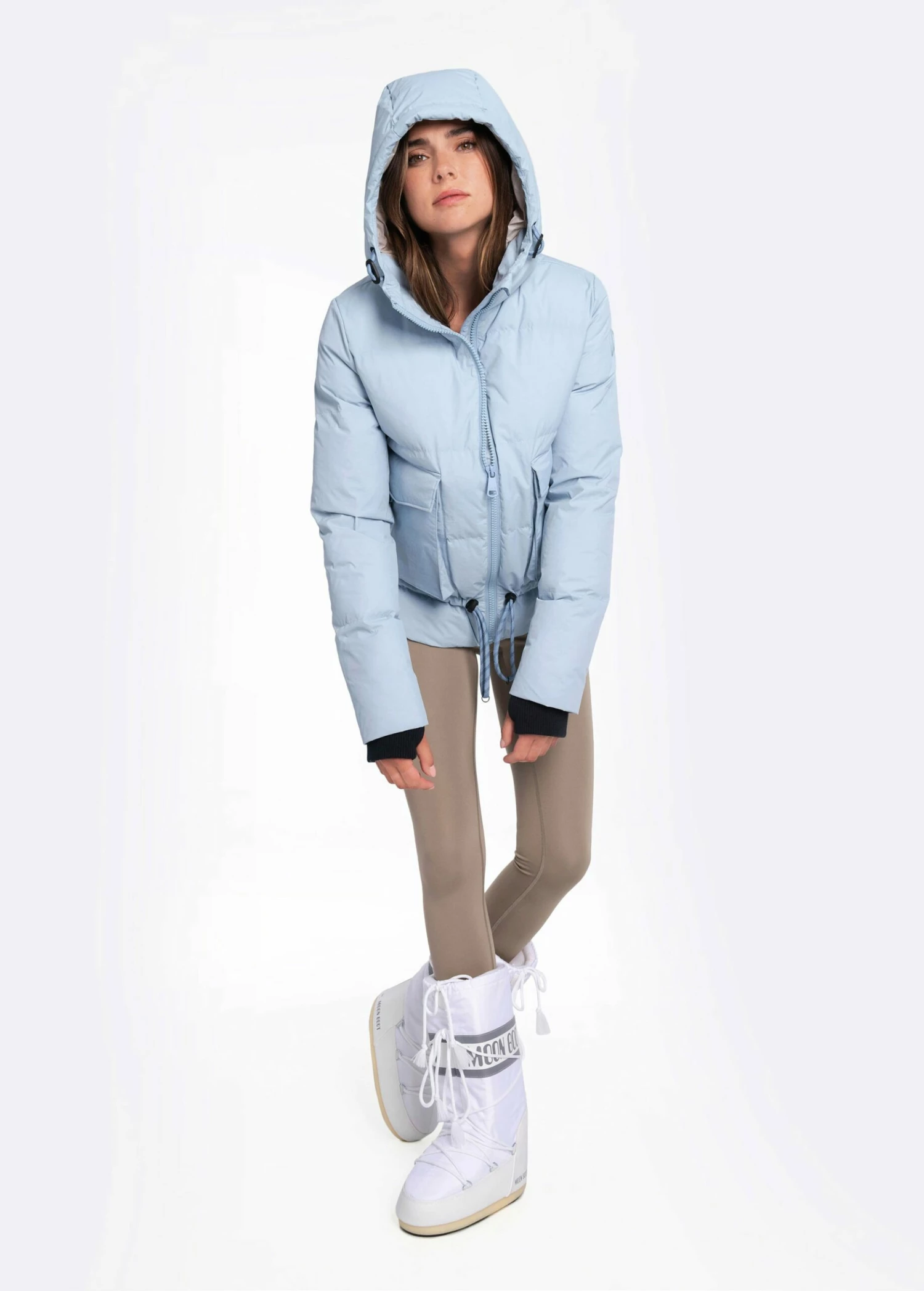 LOLE Kylee Synth Down Jacket - Fog Blue 8 LOLE Kylee Synth Down Jacket - Fog Blue - Image 6