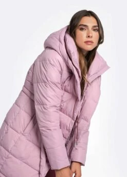 LOLE Chloe Synth Down Jacket - Mauve -Outlet LOLE Store LUW0835 P705 5 1900x