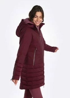 LOLE Faith Down Jacket - Plum -Outlet LOLE Store LUW0841 P708 4 1900x
