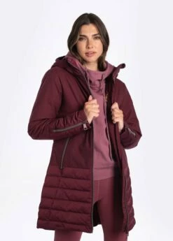 LOLE Faith Down Jacket - Plum -Outlet LOLE Store LUW0841 P708 5 1900x