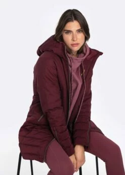LOLE Faith Down Jacket - Plum -Outlet LOLE Store LUW0841 P708 6 1900x