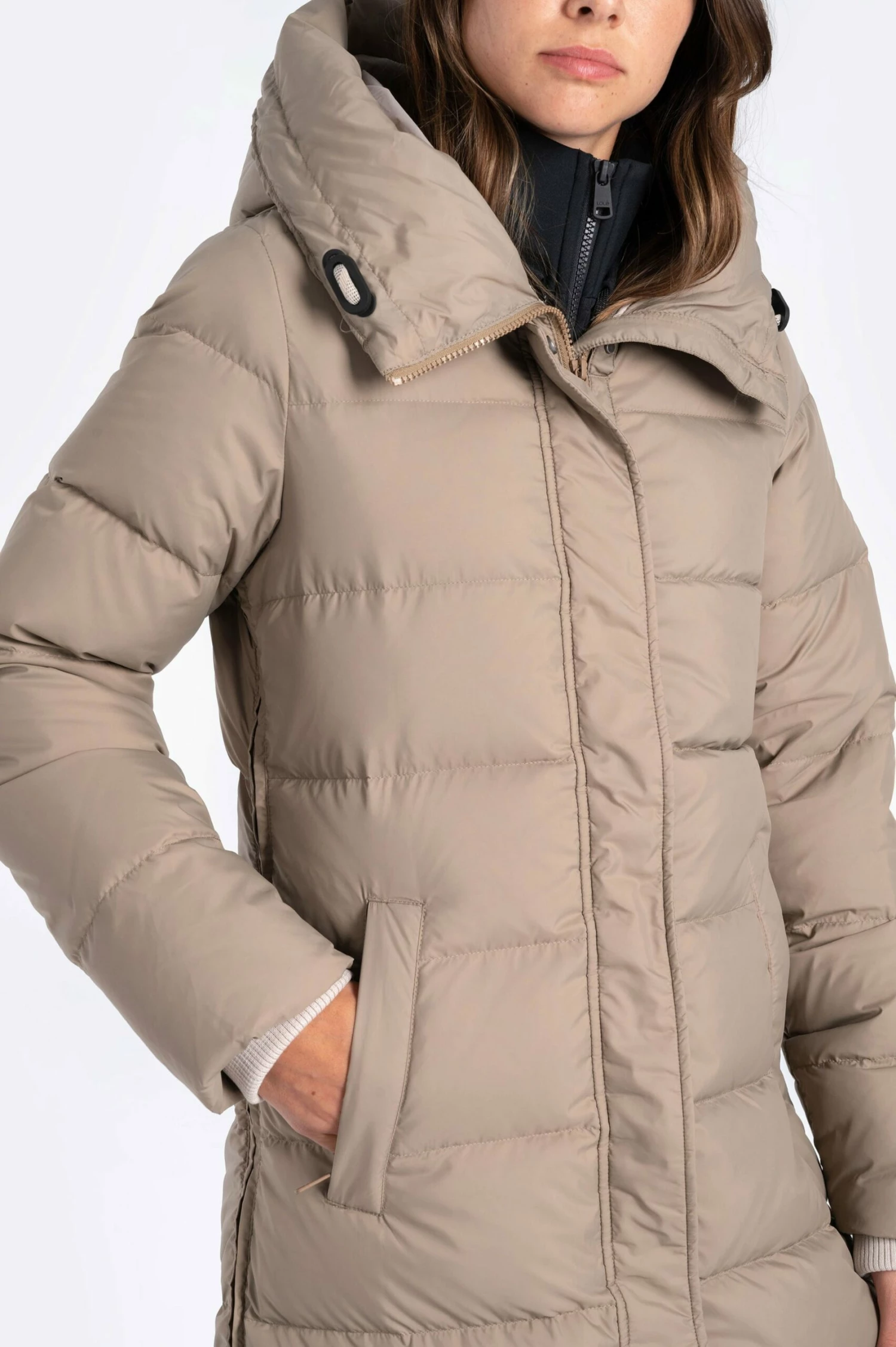 LOLE Nora Down Jacket - Oyster 8 LOLE Nora Down Jacket - Oyster - Image 6