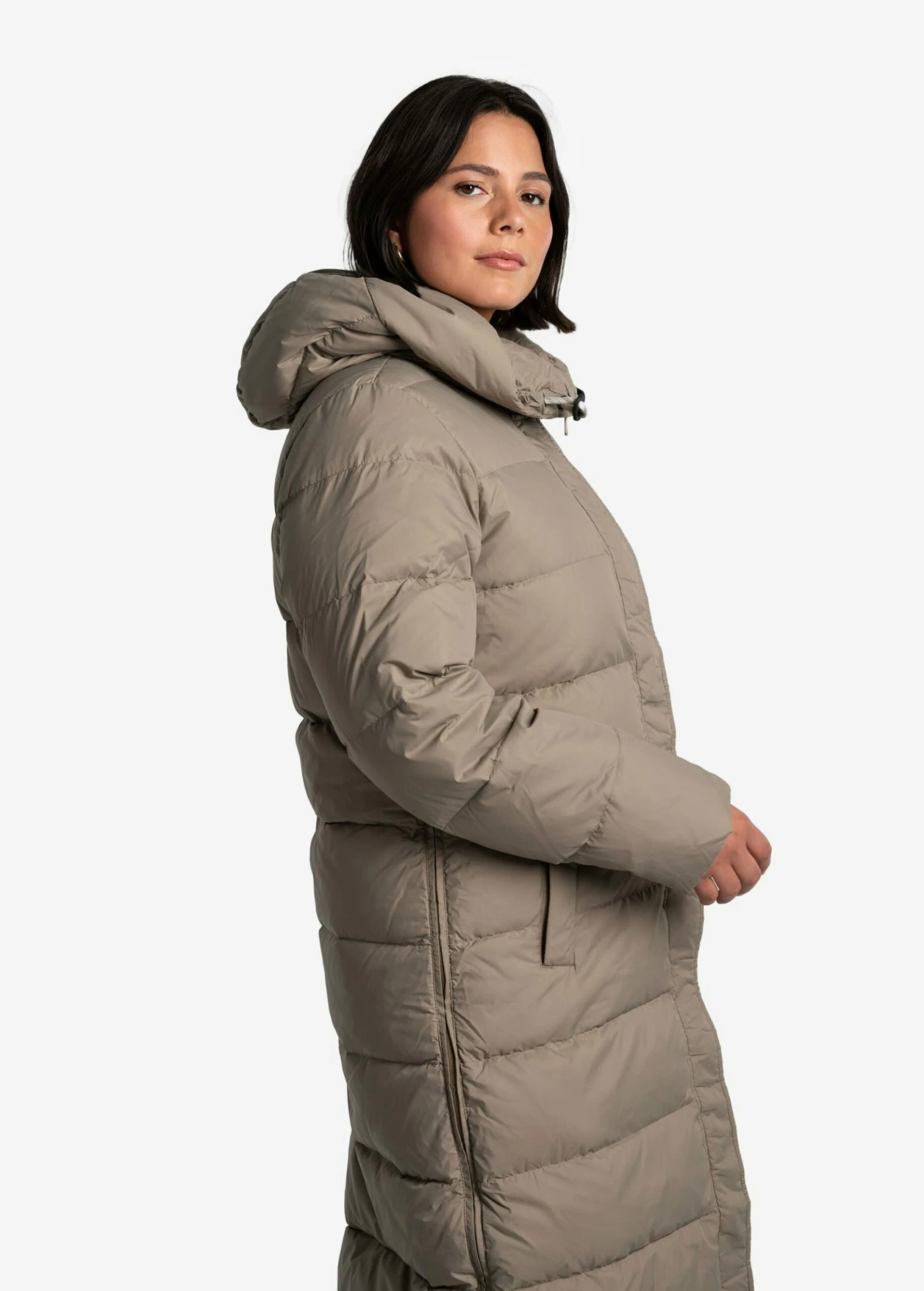 LOLE Nora Down Jacket - Oyster 9 LOLE Nora Down Jacket - Oyster - Image 7