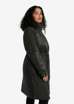 LOLE Avery Oversized Insulated Jacket - Olive -Outlet LOLE Store LUW0846 BB03 4 1900x