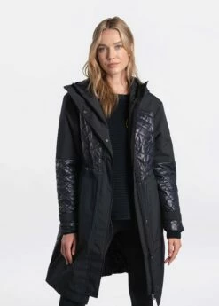 LOLE Avery Oversized Insulated Jacket - Black