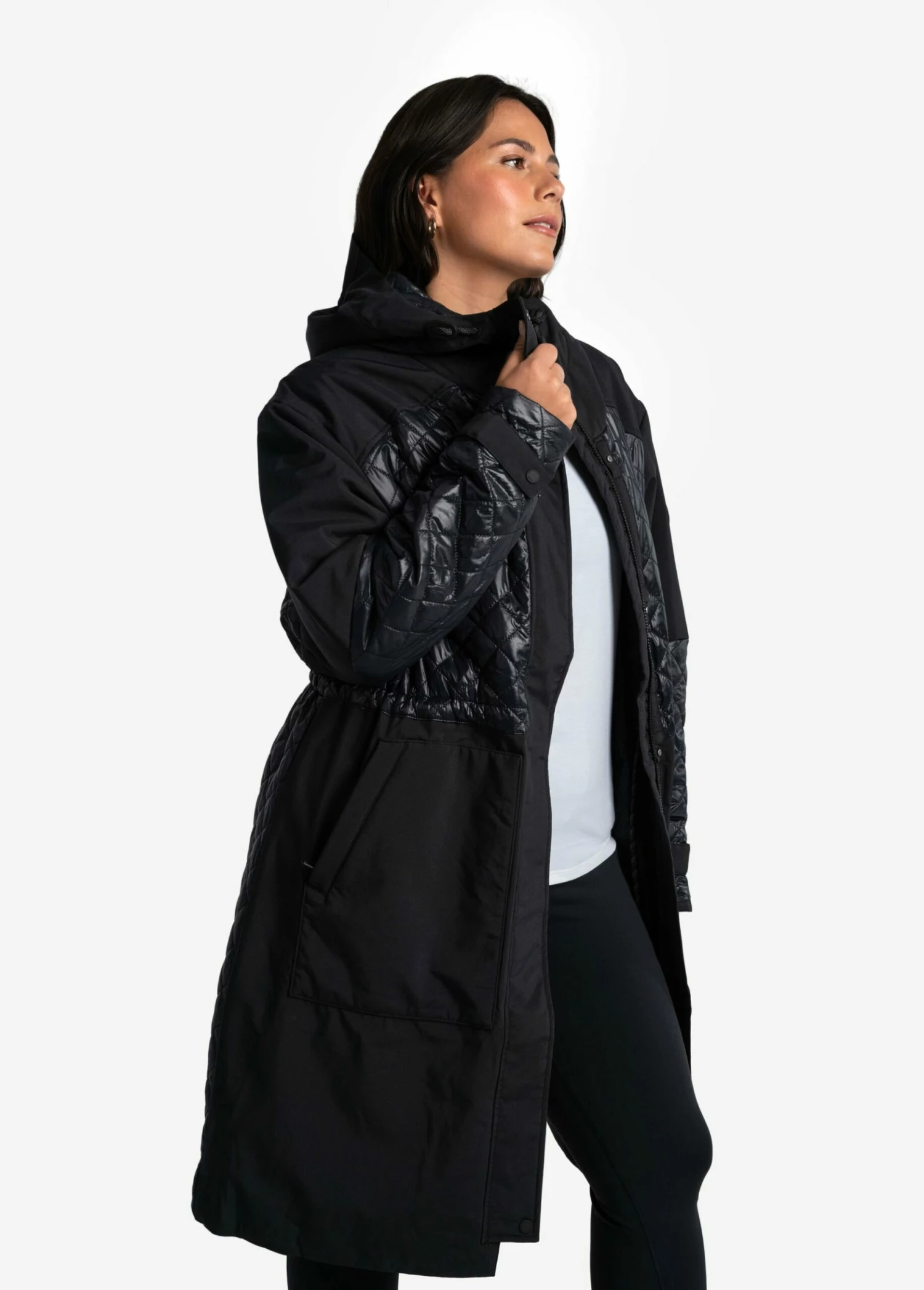 LOLE Avery Oversized Insulated Jacket - Black 8 LOLE Avery Oversized Insulated Jacket - Black - Image 6