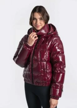 LOLE Everly Down Jacket - Plum -Outlet LOLE Store LUW0848 P708 4 1900x