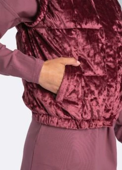 LOLE Rose Synth Down Vest - Plum -Outlet LOLE Store LUW0853 P708 7 1900x