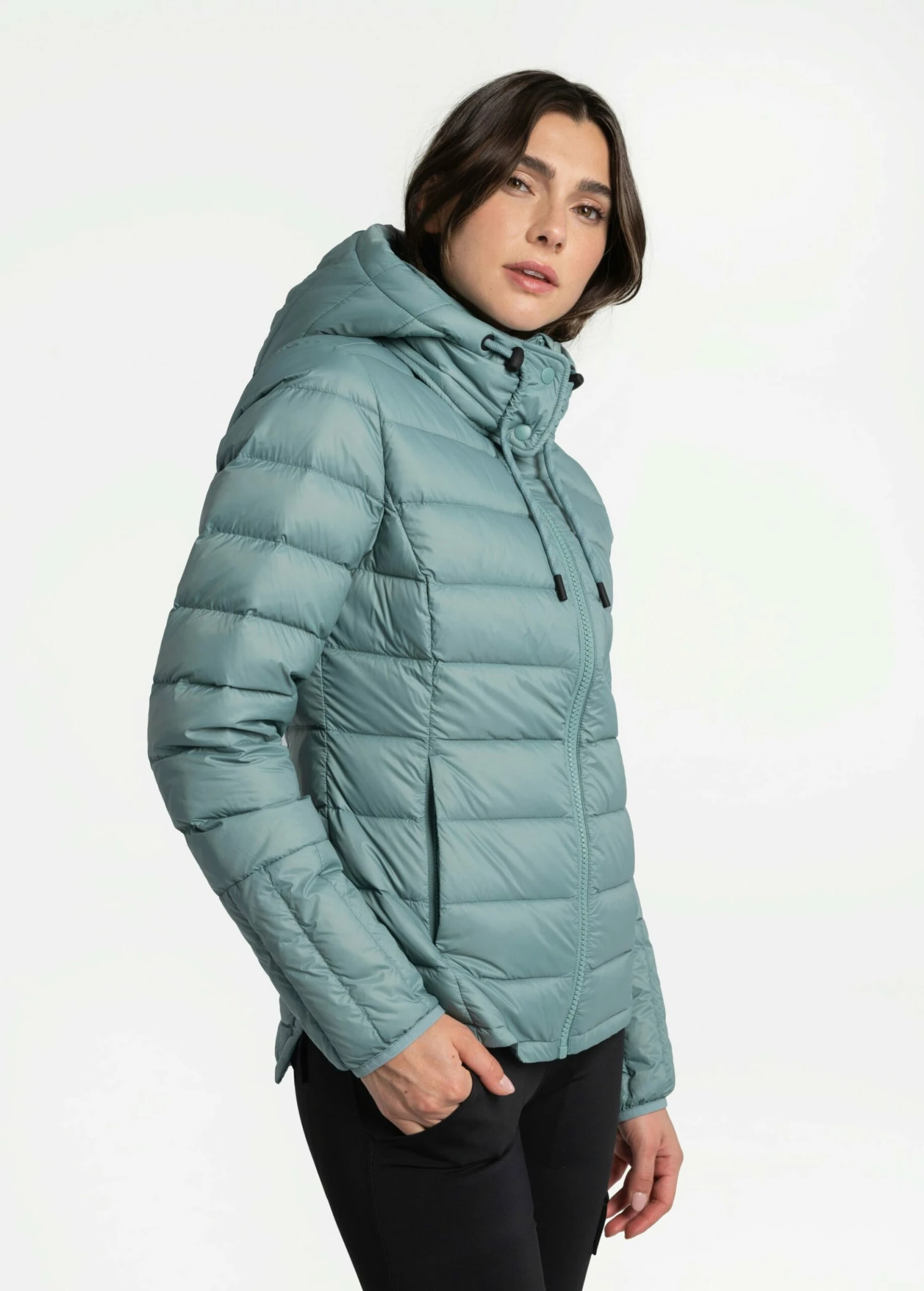 LOLE Emeline Down Jacket - Beryl Blue 6 LOLE Emeline Down Jacket - Beryl Blue - Image 4