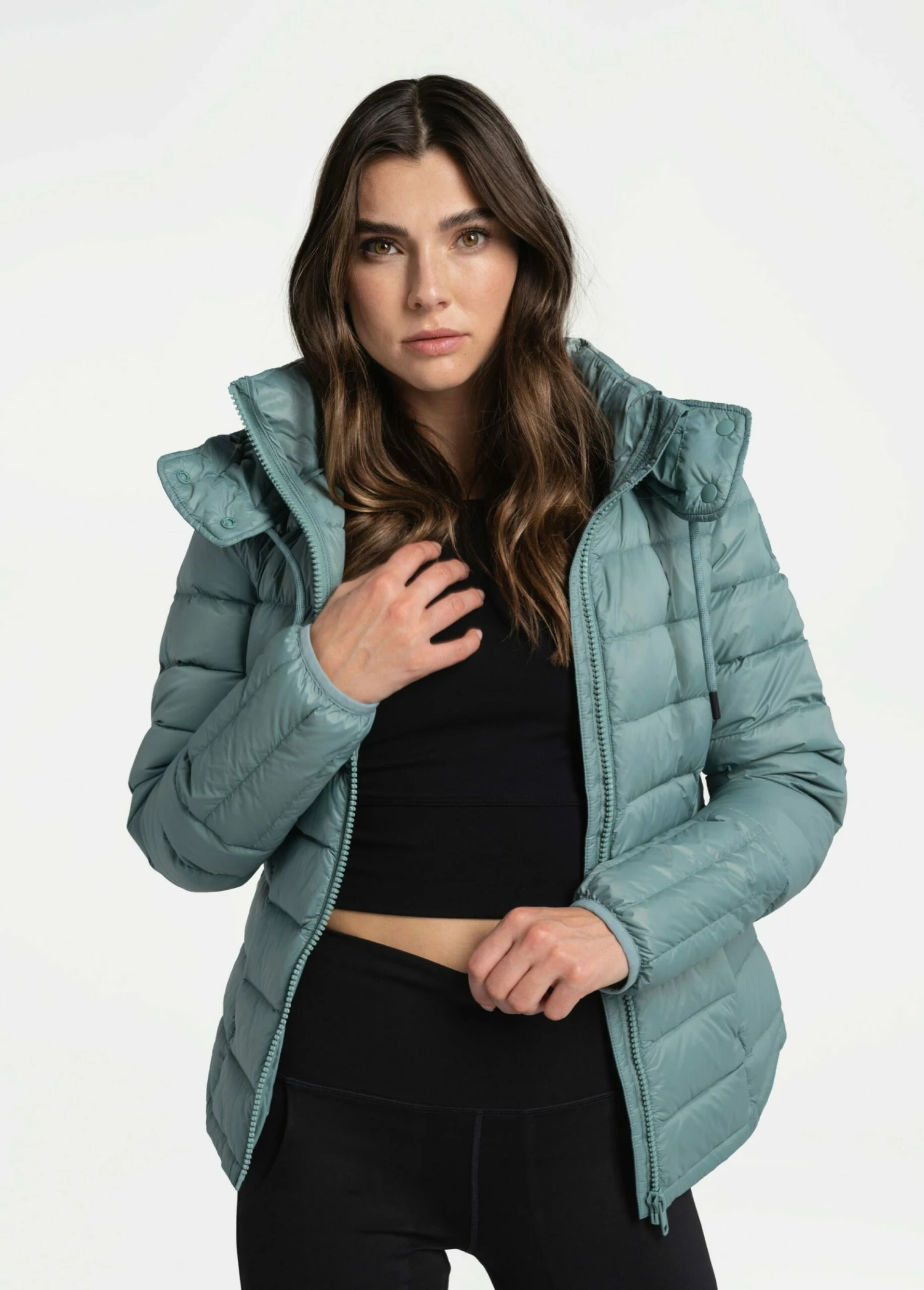 LOLE Emeline Down Jacket - Beryl Blue 9 LOLE Emeline Down Jacket - Beryl Blue - Image 7