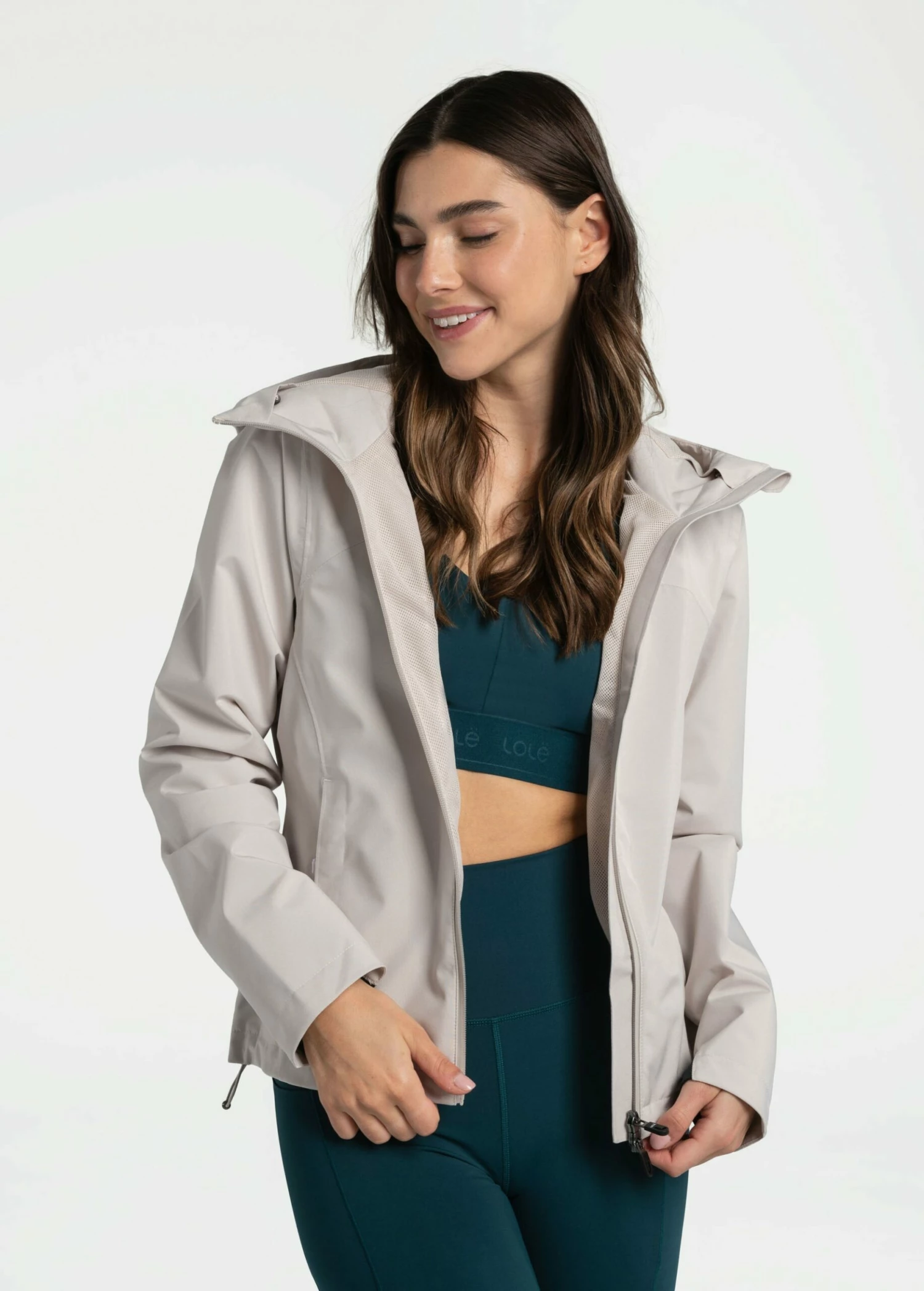 LOLE Element Rain Jacket - Abalone 10 LOLE Element Rain Jacket - Abalone - Image 8